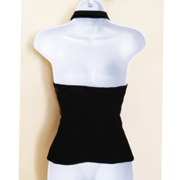 ZARA BASIC BLACK SLEEVELESS VEST SIZE S - Picture 2 of 4